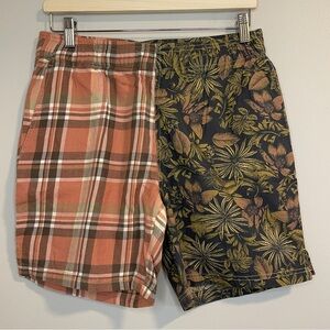 BP Nordstrom Flat Front Multi Pattern Shorts